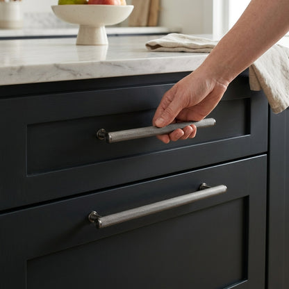 Crispin Knurled T-bar Cupboard Pull Handle
