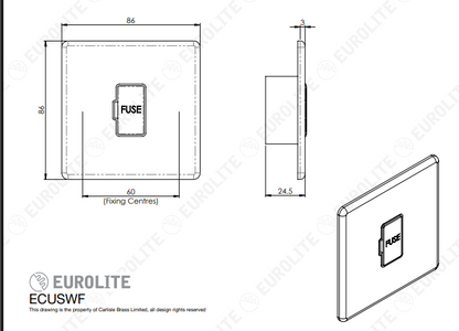 Concealed 3mm Unswitched Fuse Spur