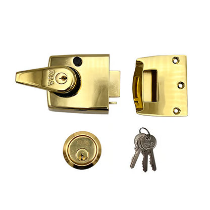 193 Double Locking Nightlatches 60mm