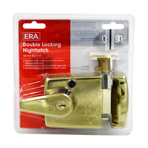 193 Double Locking Nightlatches 60mm