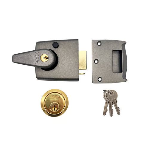 193 Double Locking Nightlatches 60mm