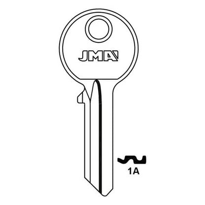 1AB Yale Universal 5 Pin Cylinder Key Blank