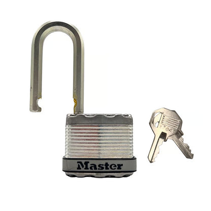 1KA 40mm Long Shackle Laminated Padlock