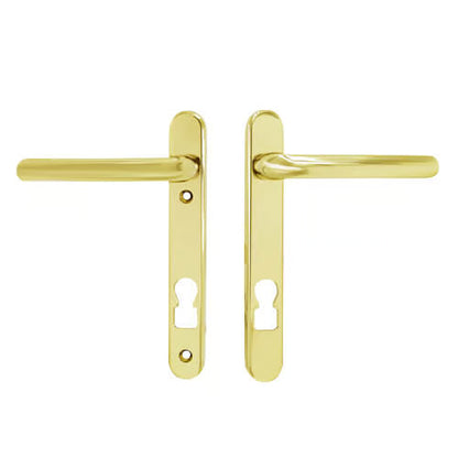 Invincible Surefire Lever Lever UPVC Multipoint Door Handles - 92mm PZ 122mm Screw Centres