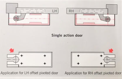 BTS80 Single Action Floor Spring Accessory Pack For Timber