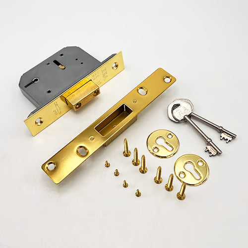 201/301 Viscount Non British Standard 5 Lever Mortice Deadlock