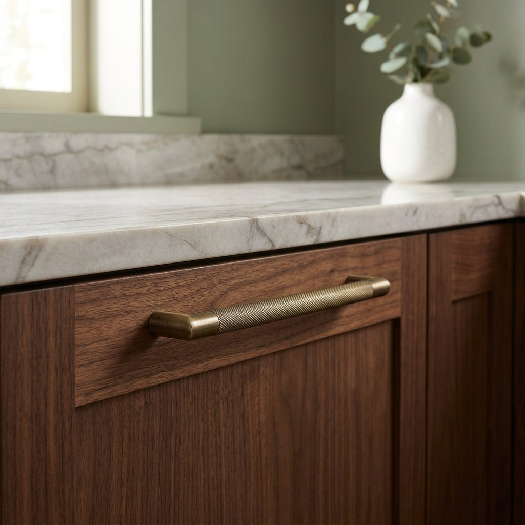 Mitred Knurled Pull Handle Range