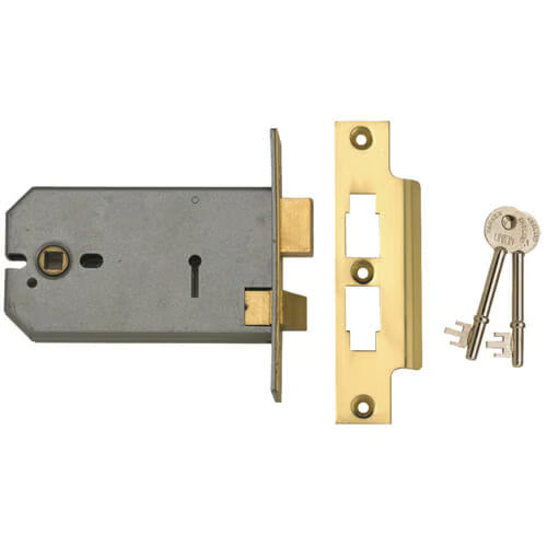 2077 Horizontal 3 Lever Mortice Sashlock