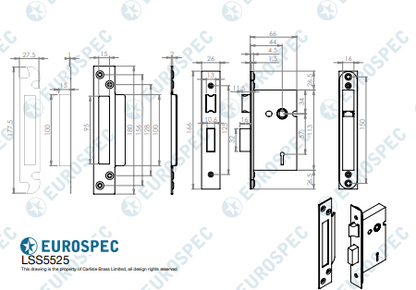 Easi-T 5 Lever Sashlock