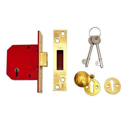 2101 Non British Standard 5 Lever Mortice Deadlock