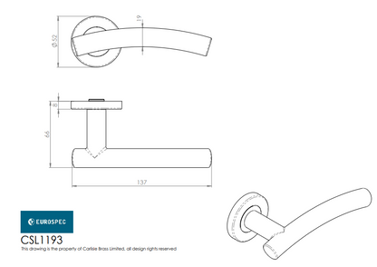 Curved Lever on Sprung Rose