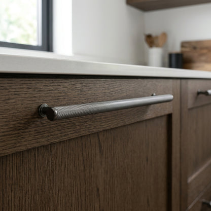 Crispin Knurled T-bar Cupboard Pull Handle