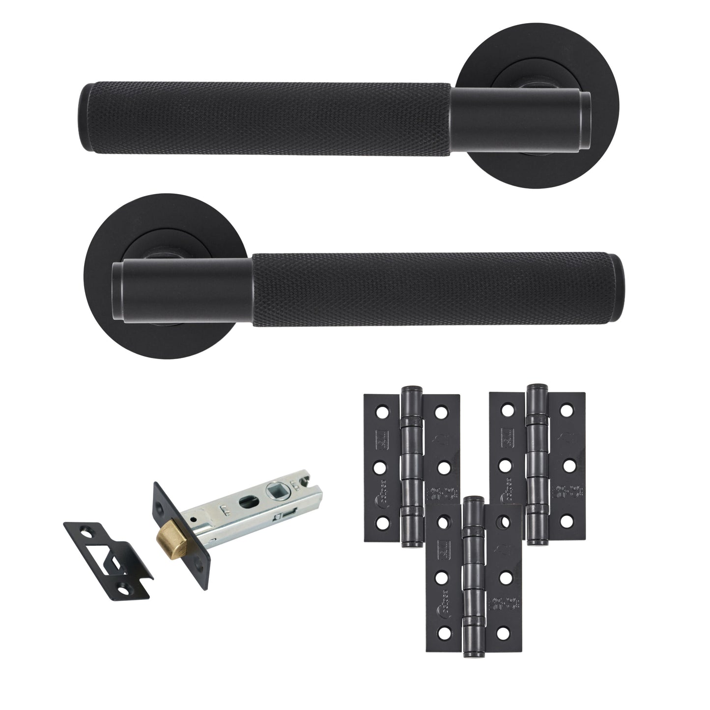 Knurled Lever Latch Pack (3 Finishes)