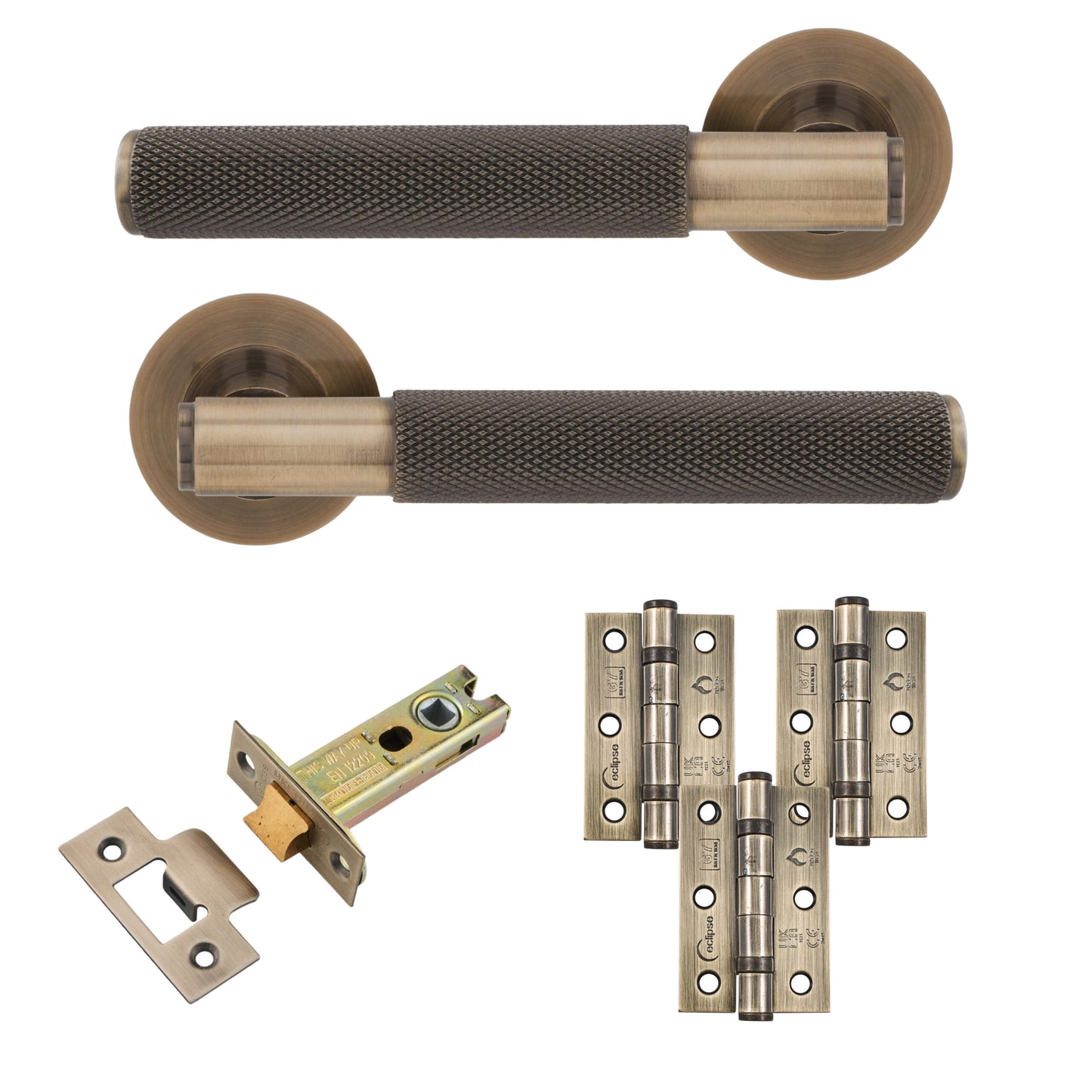 Knurled Lever Latch Pack (3 Finishes)