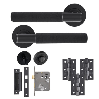 Knurled Lever Bathroom Pack (3 Finishes)