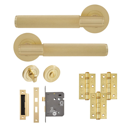 Knurled Lever Bathroom Pack (3 Finishes)