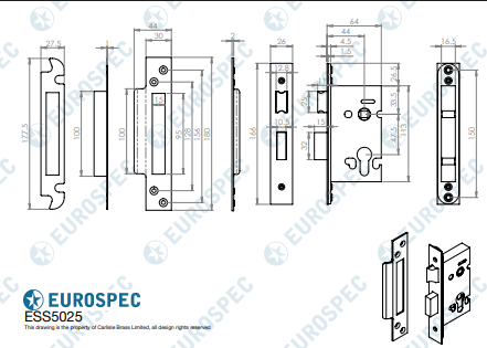 Easi-T Euro Profile Sashlock