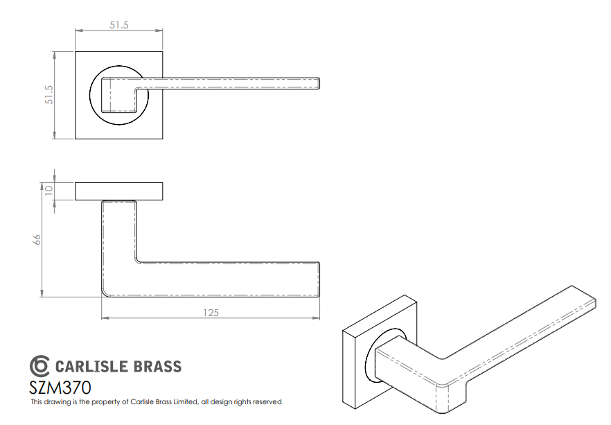 Equi Lever on Square Rose