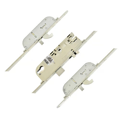 Latch Deadbolt 2 Hooks 2 Anti Lift Pins Split Spindle Multipoint Door Lock