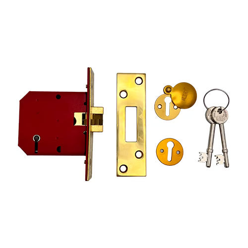 2401 Sliding Non British Standard 5 Lever Mortice Clawbolt