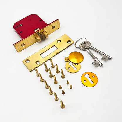 2401 Sliding Non British Standard 5 Lever Mortice Clawbolt