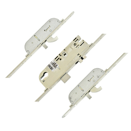 Latch & Deadbolt 2 Hooks 2 Anti Lift Bolts Split Spindle Multipoint Door Lock