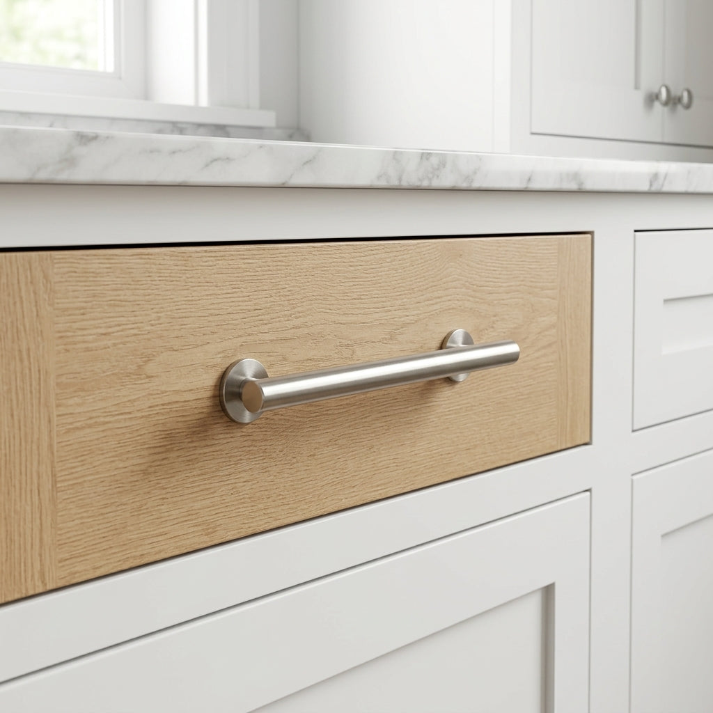Round T-Bar Cupboard Pull Handle