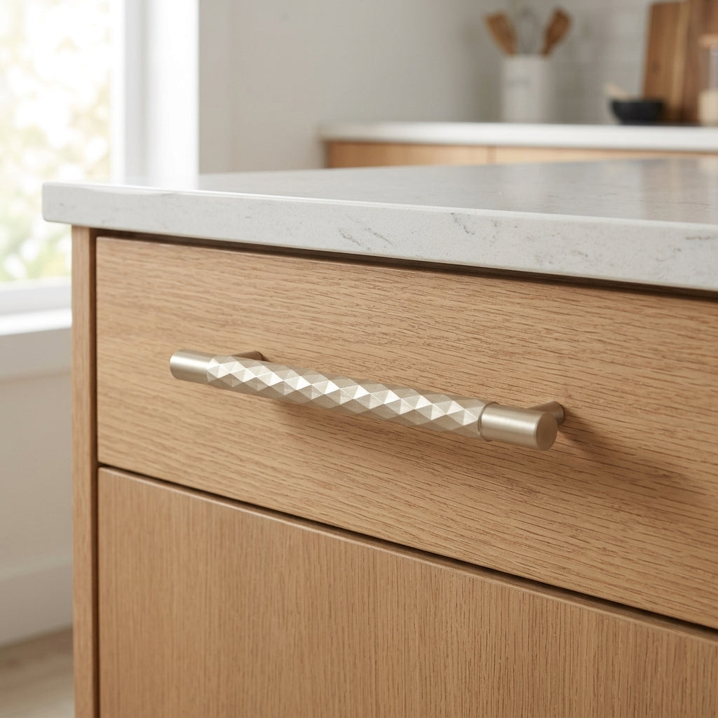 Diamond Cut Cabinet Pull