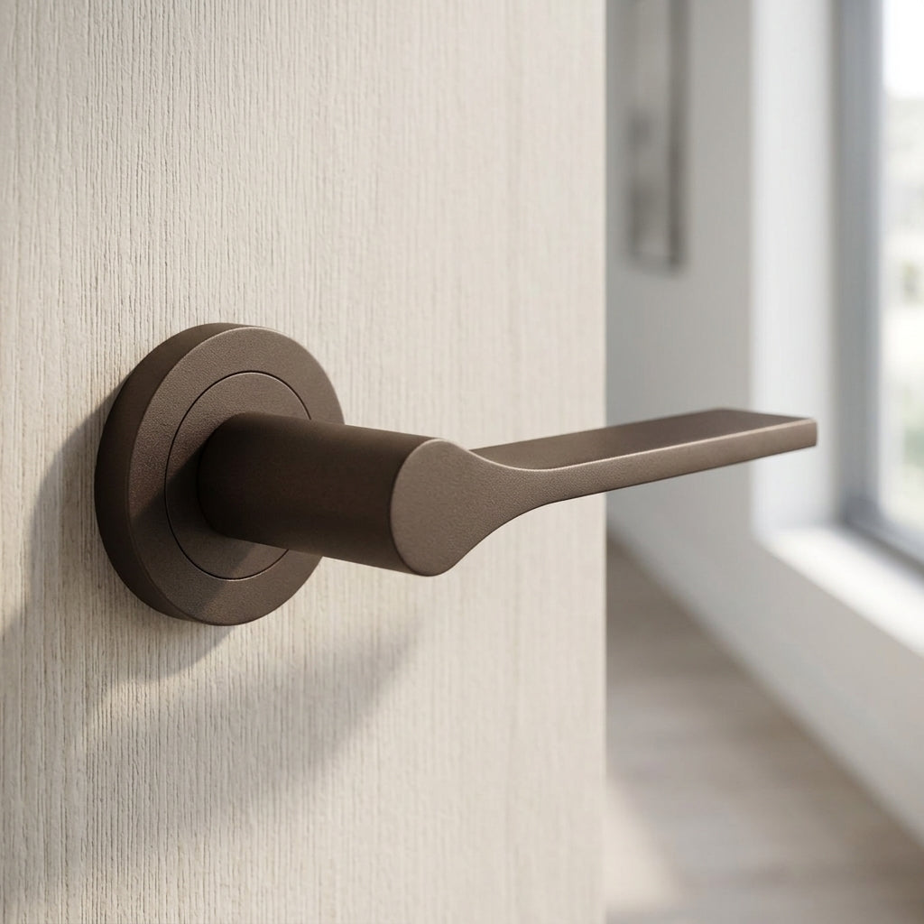 Vela Lever on Round Rose
