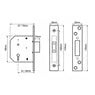Fortress British Standard 3621:2007 Mortice Deadlock