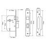 Fortress British Standard 3621:2007 Mortice Sashlock