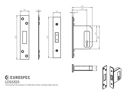 Easi-T 3 Lever Deadlock