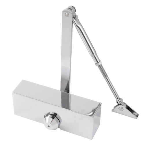 Size 3 Closer Chrome With Cover