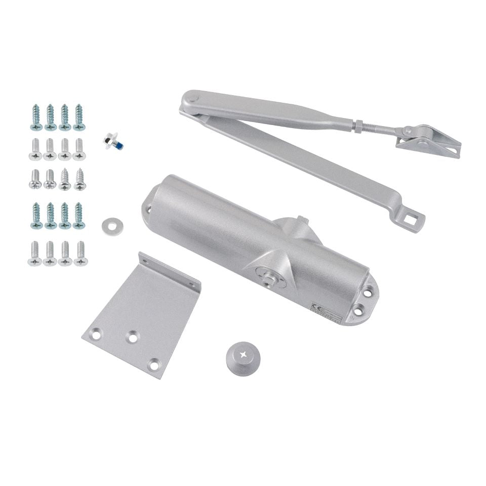 83 Series 2-4 Template Adjustable Overhead Door Closer