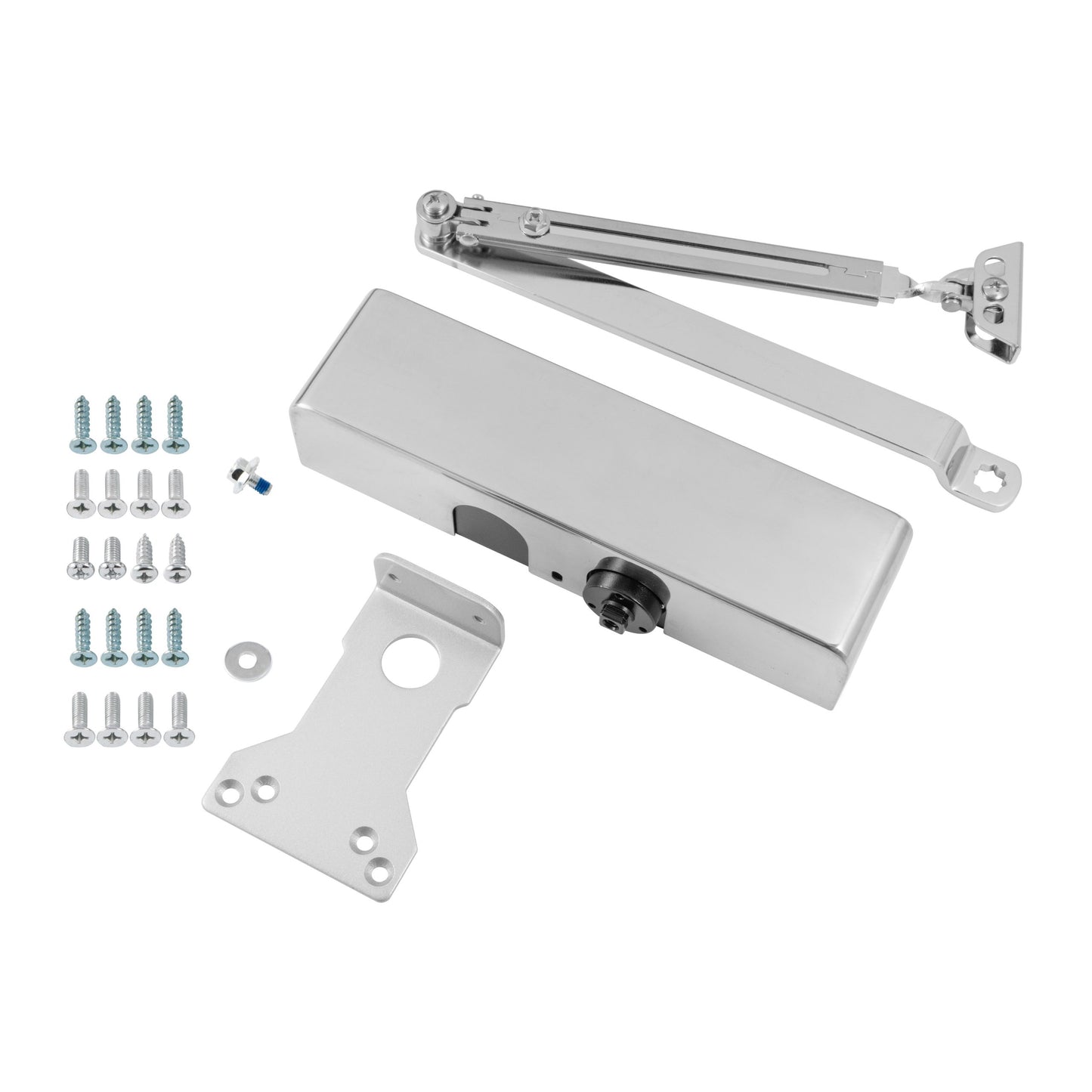 Polished Chrome 93 Series 2-4 Door Closer