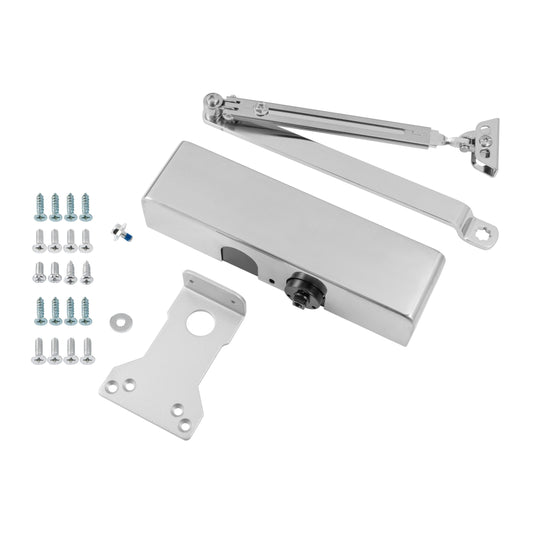 Polished Chrome 93 Series 2-4 Door Closer