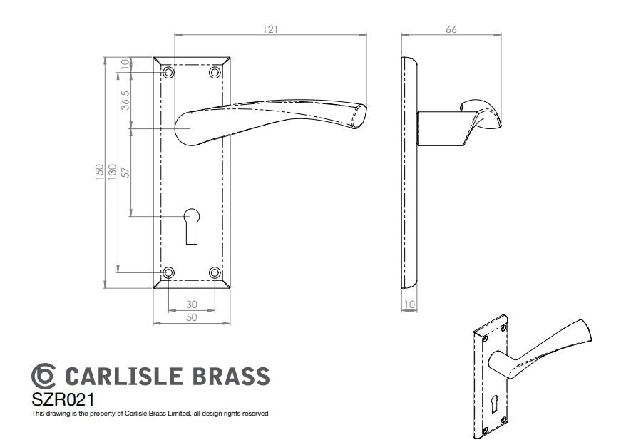 Venti Lever on Backplate