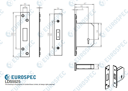 Easi-T 5 Lever Deadlock