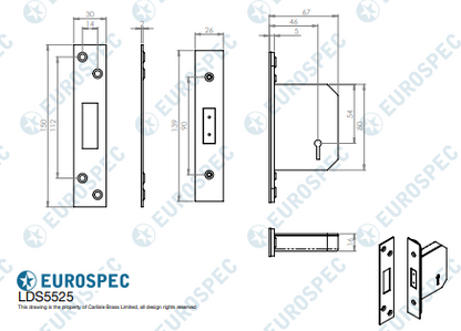Easi-T 5 Lever Deadlock