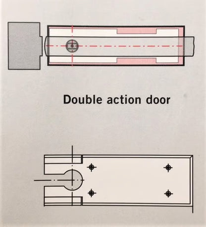 BTS80 Double Action Floor Spring Accessory Pack For Timber