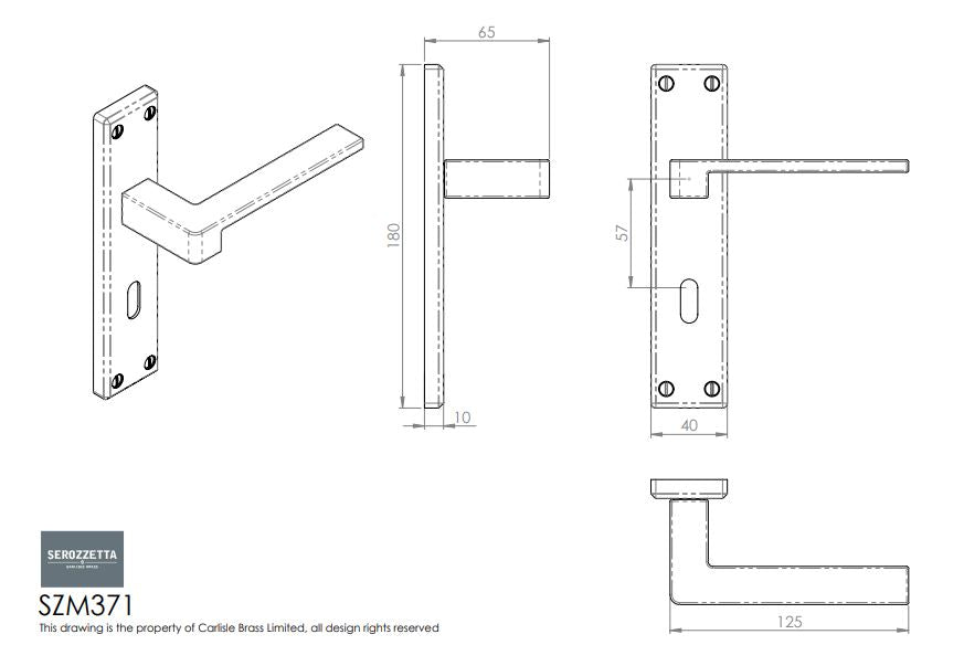 Equi Lever on Backplate