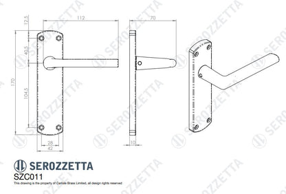 Uno Lever on Backplate