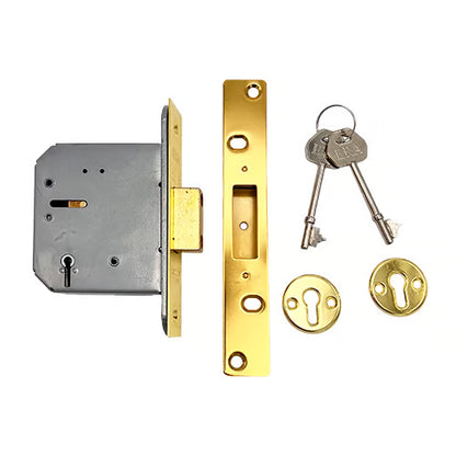 201/301 Viscount Non British Standard 5 Lever Mortice Deadlock With Backset 44mm