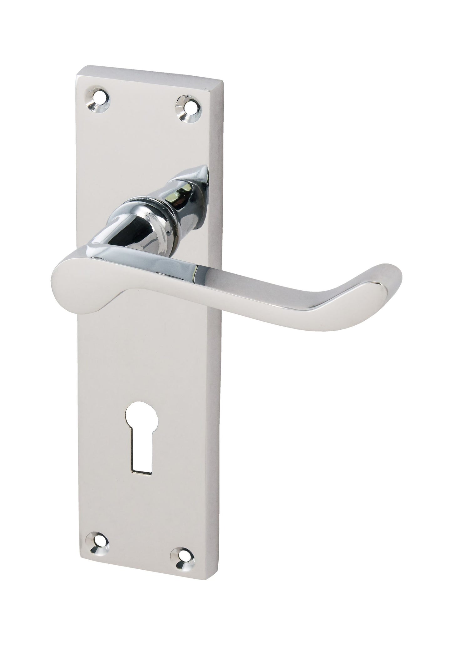 Victorian Scroll Lever On Backplate