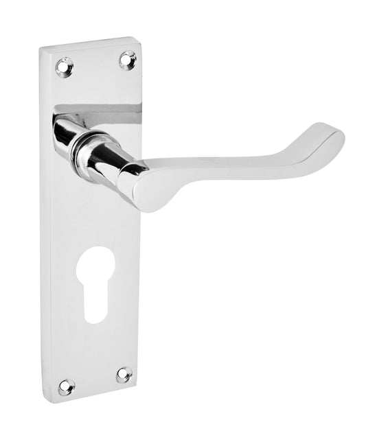 Victorian Scroll Lever On Backplate
