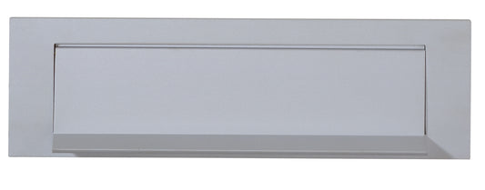 Aluminium gravity flap letter plate