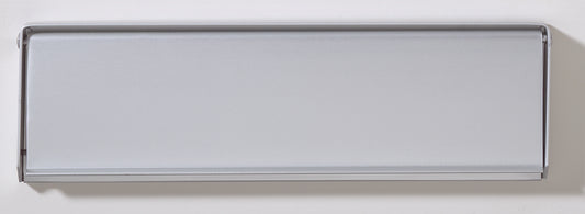 Aluminium plain pattern letter plate