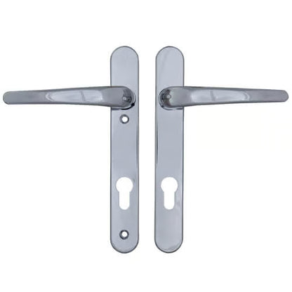 Lever UPVC Multipoint Door Handles - 92mm PZ Sprung 122mm Screw Centres