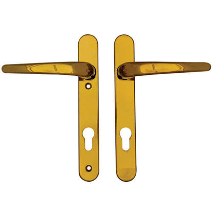 Lever UPVC Multipoint Door Handles - 92mm PZ Sprung 122mm Screw Centres