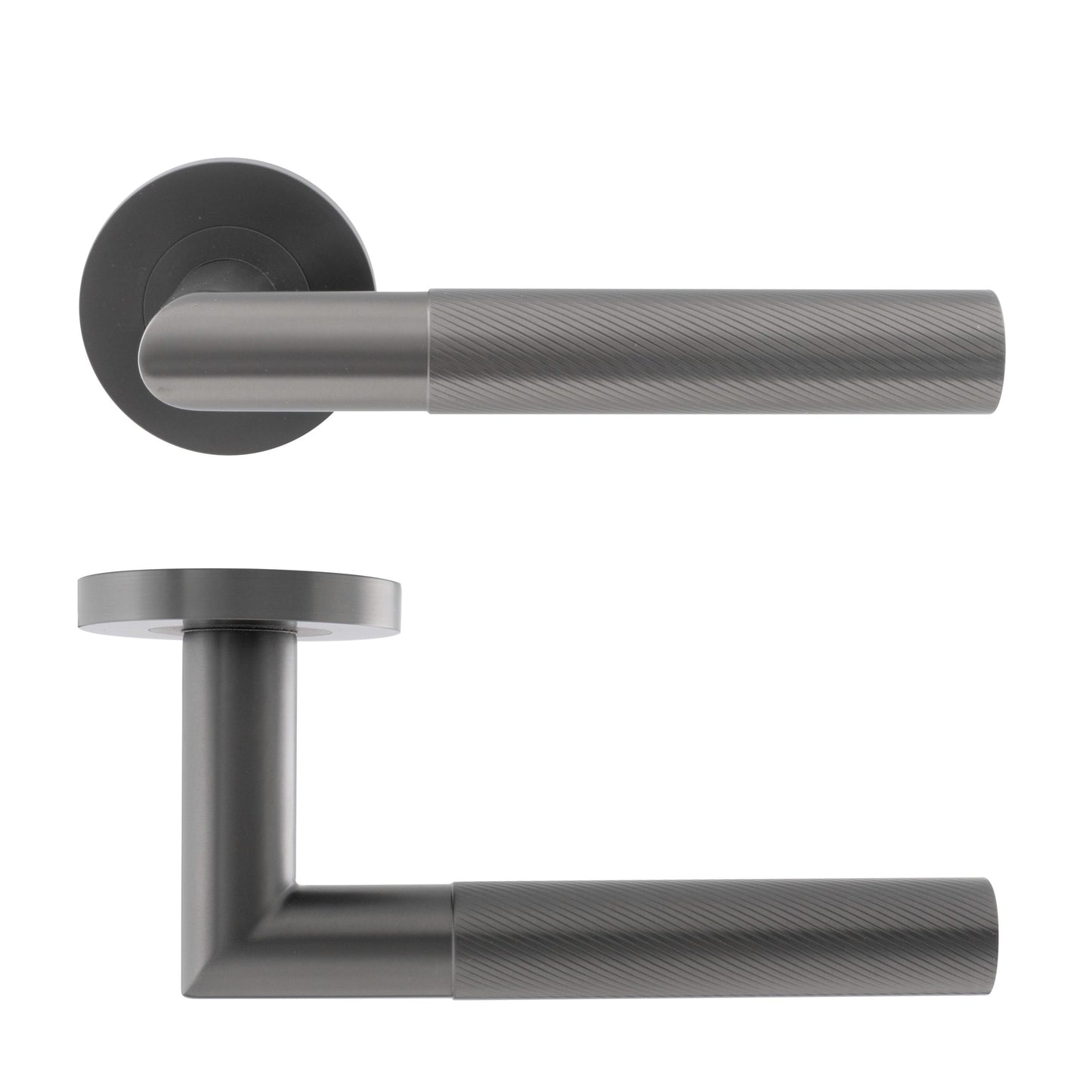Solid Stainless 304 Revolve Lever On Rose (5 FINISHES AVAILABLE)